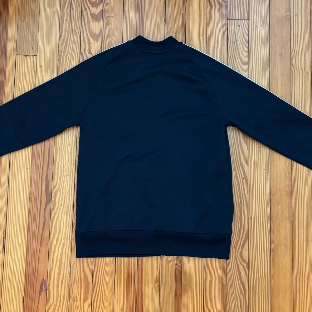 Adidas 90s Track Jacket in Navy and White Stripe - Picture 4 of 6
